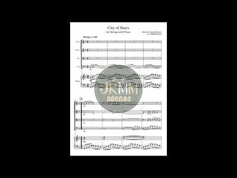 City of Stars -From "La La Land" (鋼琴五重奏樂譜) - Justin Hurwitz