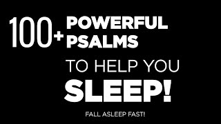 Psalms for peaceful sleep (Dark screen) Psalm 23, 91, 27, 139, 51 - Bible verses sleep