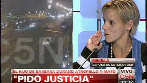 C5N - POLICIALES: EL HIJO DE BARBARA DURAND ATROPE...