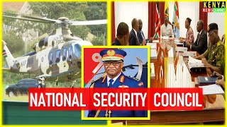 See how Ruto rushed to State House after CDF Ogolla chopper crash for National Security Council