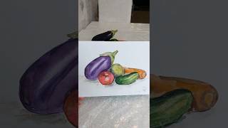 #Натюрморт #овощи #творчество #рисование