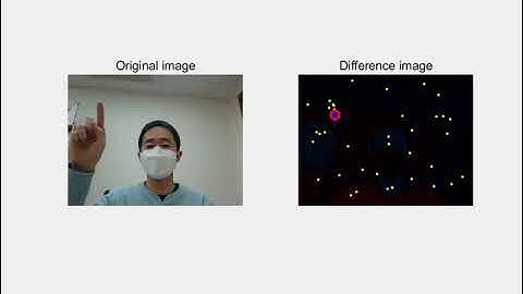 Object detection using particle filtering and image difference based on MATLAB