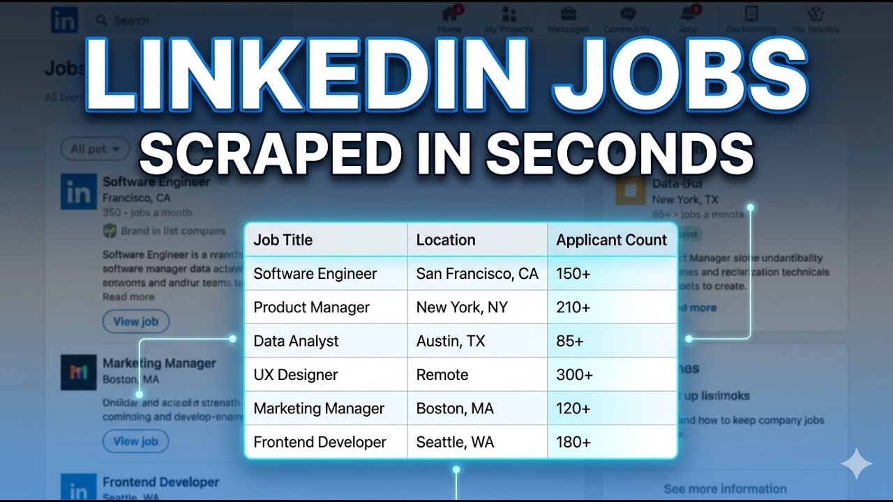 How to Scrape LinkedIn Jobs with Apify (Step-by-Step Tutorial) - YouTube