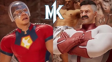 Peacemaker Vs Omni Man All Intro Dialogue Mortal Kombat 1