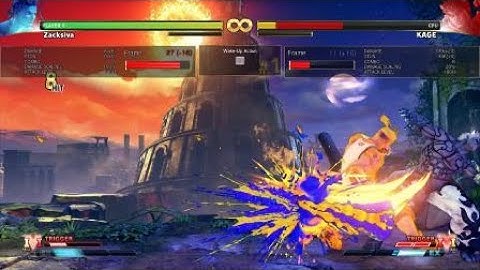 SFV Luke corner setup 683 stun combo