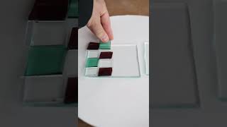 How to make fused glass vintage style coasters!