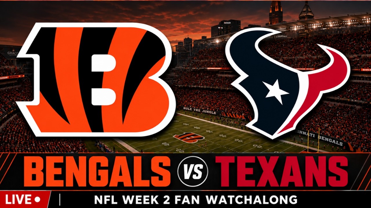 Cincinnati Bengals vs Houston Texans LIVE Stream Scoreboard, Play-By-Play, Highlights, Reaction