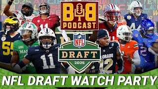 2025 NFL DRAFT WATCH PARTY & LIVE REACTIONS FOR ROUND 1! | BALLIN IN BURGUNDY PODCAST