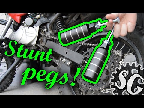 green stunt pegs