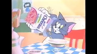 1993 Cheerios Tom & Jerry The Movie Stickers Advert