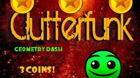 Geometry Dash Level 11-Clutterfunk!3 COINS!