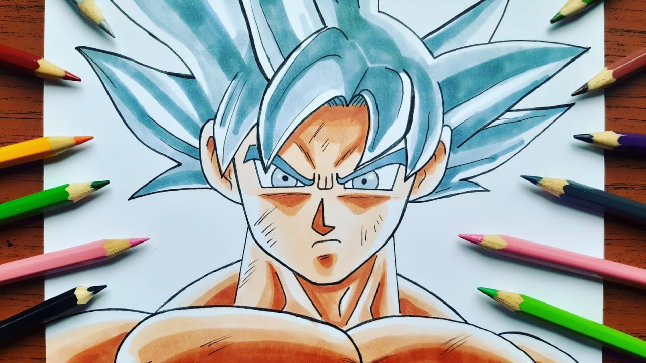 Como Desenhar GOKU, DRAGON BALL- DESENHANDO ANIME 