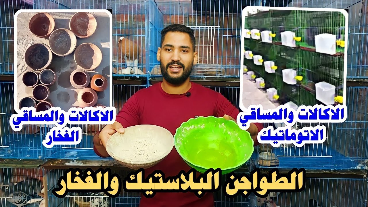 الفرق بين الطواجن البلاستيك والفخار والاكالات والمسق البلاستك والفخار