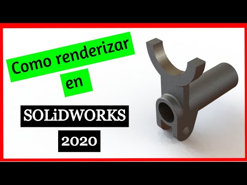 Video: ¿Cómo renderizo una imagen en Solidworks?