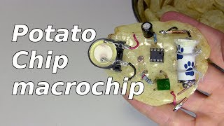 Potato chip circuit/macrochip with 555 timer circuit