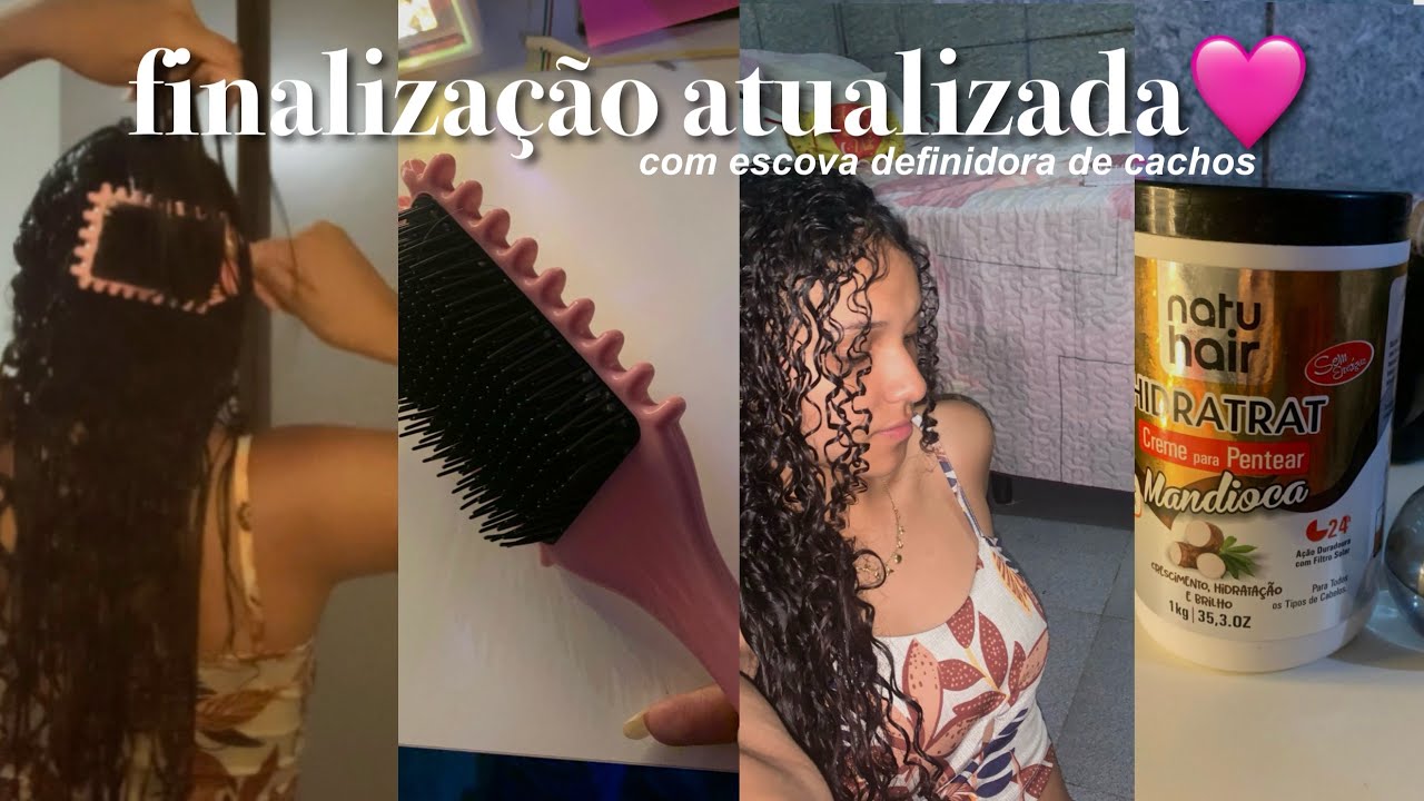 minha finalização *atualizada* com a escova definidora famosinha 💇🏻‍♀️🩷
