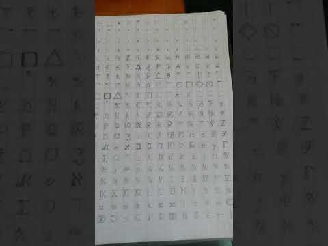 Current progress on handwriting every unicode character (~13 000 characters)
