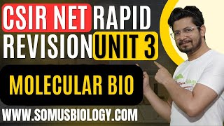 csir net life science unit 3 rapid revision | Shomu's Biology online coaching classes