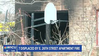 7 Individuals Displaced by E. 26th Street Apartment Fire