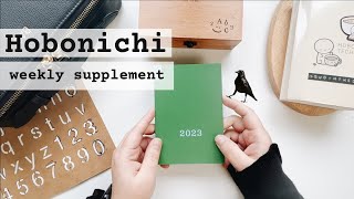 2023 Hobonichi Weekly Supplement Setup With Me #hobonichi2023 #plannersetup