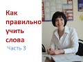 Как учить новые слова. Часть 3. Языком владеет не только ум...