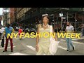 NEW YORK FASHION WEEK cinematic VLOG ♡ events, runway shows, &amp; after parties