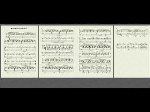 Music Math: Interlude No.1