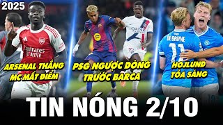 Tin Nóng Bóng Đá 210 Psg Ngược Dòng Trước Barca, Arsenal Thắng Nhẹ, Mc Mất Điểm, Hojlund Tỏa Sáng