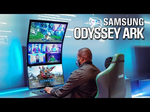 Samsung Odyssey ARK 55” 4k Gaming Monitor: INSANE!!!