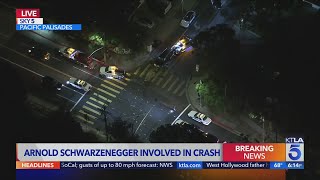 1 injured in Pacific Palisades crash involving Schwarzenegger