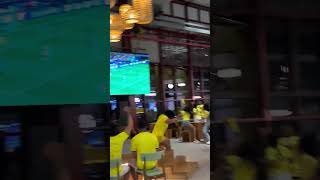 Reação da torcida em Belém-PA no segundo gol do Brasil contra o Haiti