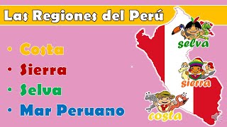 Las regiones del Perú para niños #felicesfiestaspatrias#