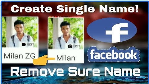 How to Remove your Last name from Facebook 100% Working 2017 ||HackStar