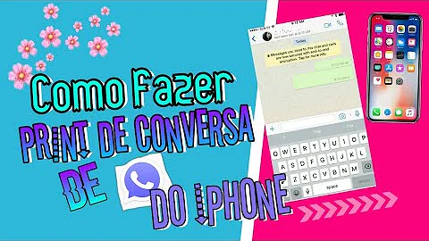 Como fazer print da conversa inteira do WhatsApp no iPhone?