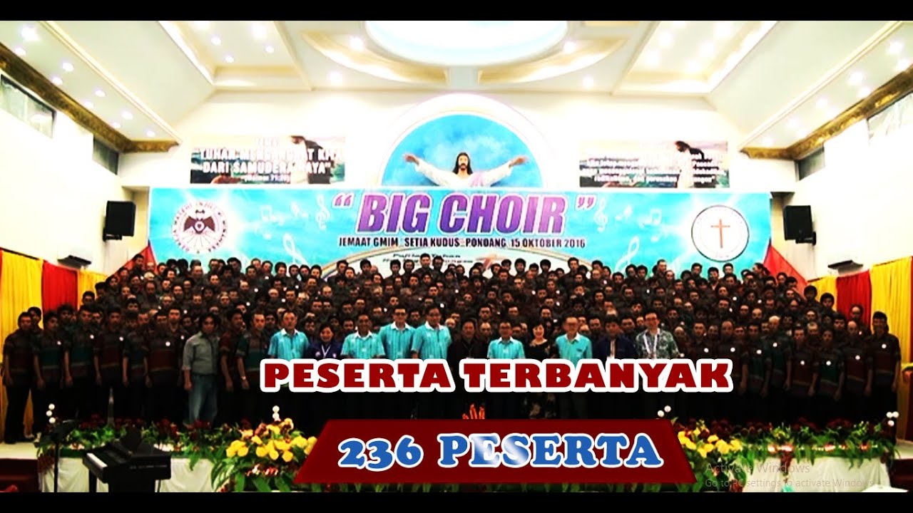 PESERTA TERBANYAK (236 PESERTA) PS PKB GMIM 