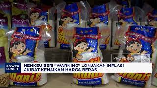 Menkeu Beri "Warning" Lonjakan Inflasi Akibat Kenaikan Harga Beras