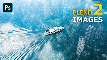Blend Two image in Photoshop, Easy,  Urdu/Hindi