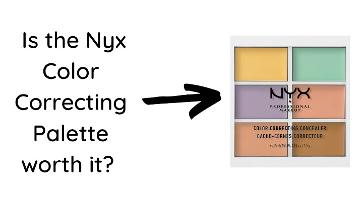 Bảng nyx color correcting palette reviews năm 2024