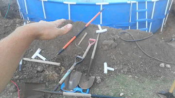 Can an Intex pool be partially buried?