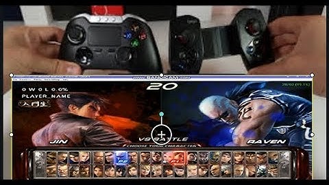 How to connect 2 gamepads on ppsspp for network battle( one screen 2 players,fixed focusing problem)