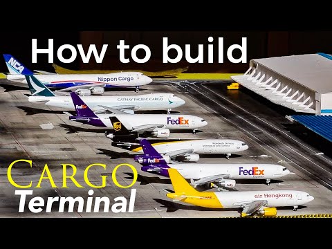 How to build a model airport【Cargo Terminal】