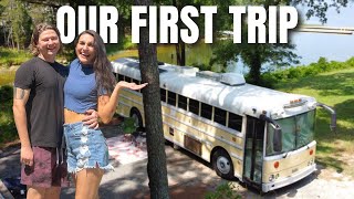 First Trip In Skoolie Bus Conversion by The Hive Drive 9,474 views 1 year ago 23 minutes