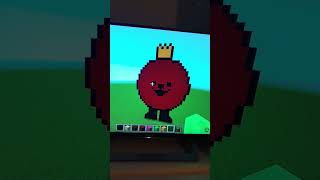 Making Pixel Art Day 38 - King Round from Deltarune