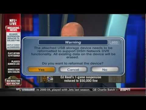 Prepare the DVR for Dish Network DVR