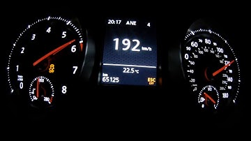 VW MK7 GTI APR IS38 0-200 FURIOUS ACCELERATION