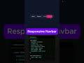 Responsive Navbar in 10 Seconds! 🔥