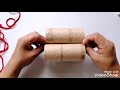🌈Como hacer pompones con rollos de papel