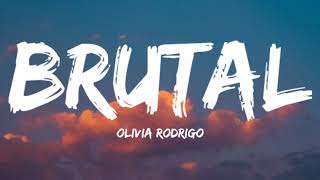 Olivia Rodrigo-Brutal (Lyrics Video) Resimi