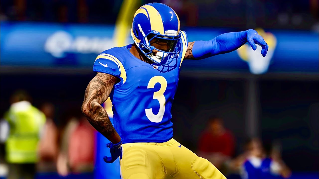 MADDEN 22: OBJ RAMS GAMEPLAY HIGHLIGHTS!! ODELL ON THE RAMS! 