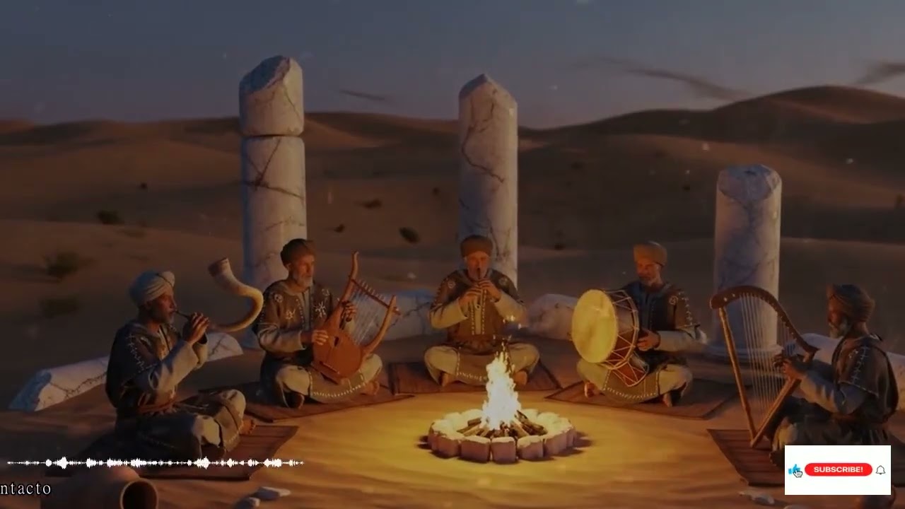 Desde Jerusalén Eterna Fluyen Cánticos Levitas, Shofar E Instrumentos En Santa Alabanza A Adonai